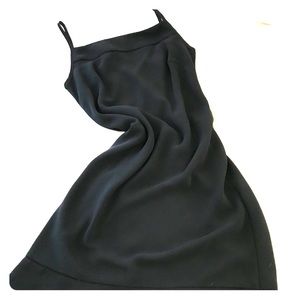 LOFT Little Black Dress Lace Crochet Detail Swing